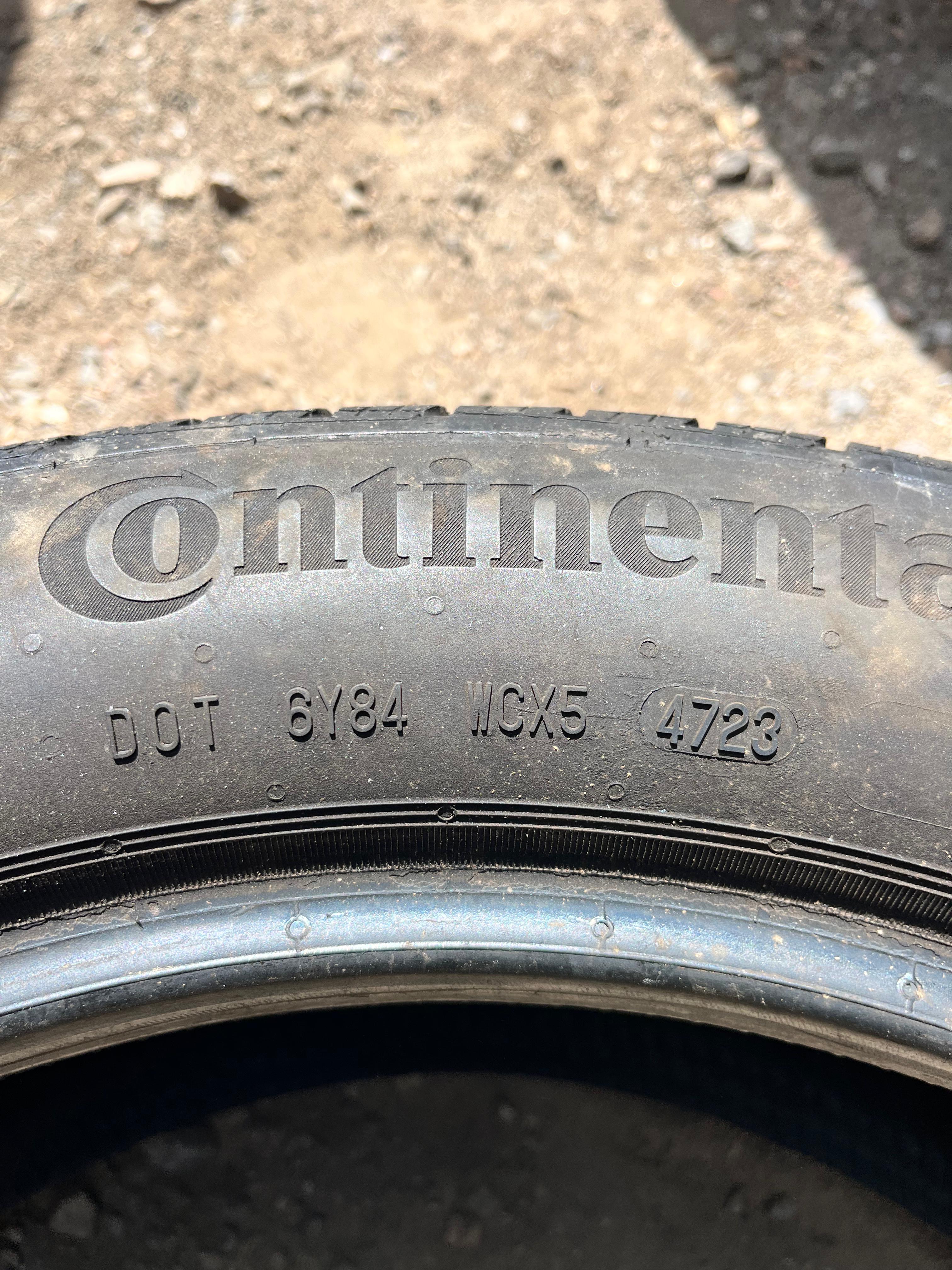 235/50R19 Pair (2 Used Tires) Continental Pro Contact