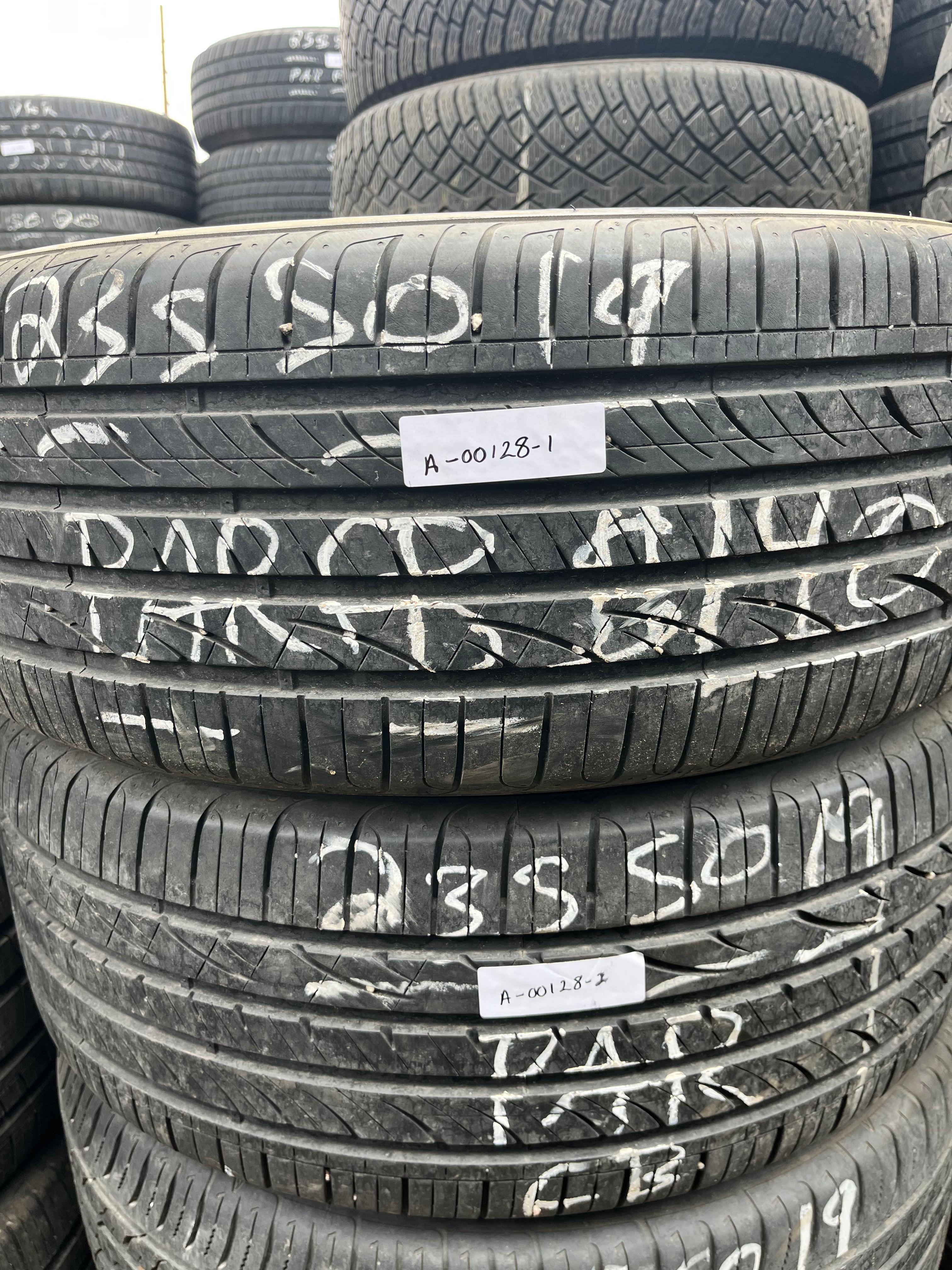 235/50R9 Pair (2 Used Tires) Hankook Ventus S1 Noble