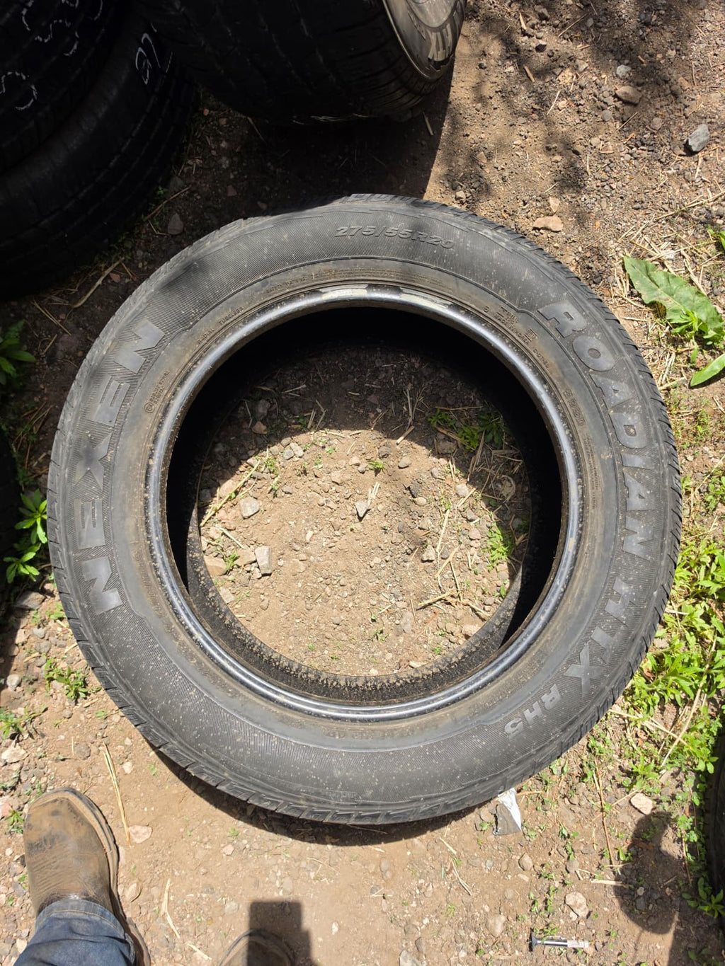 275/55R20 Pair (2 Used Tires) Nexen Roadian HTX