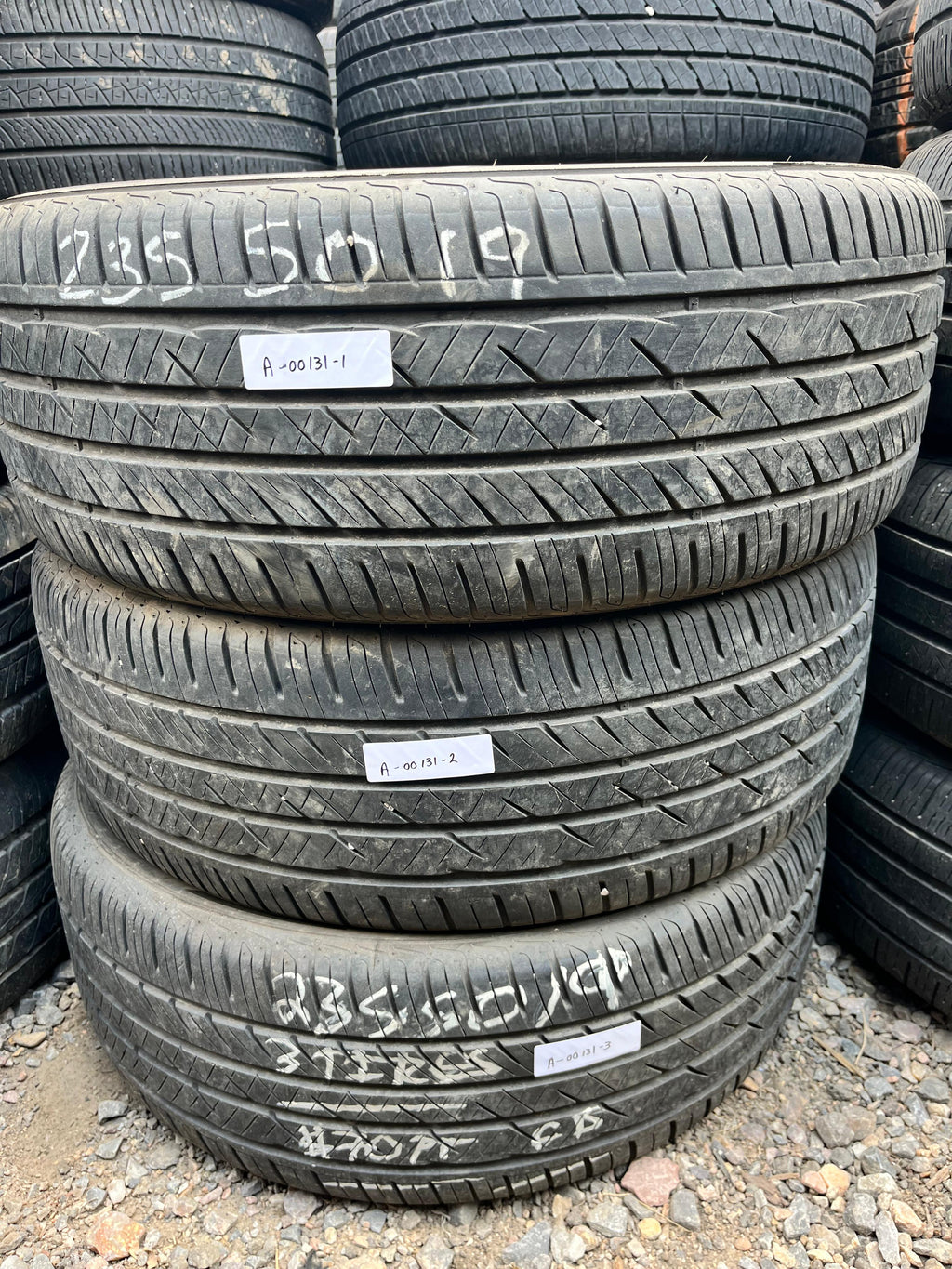 235/50R19 (3 Used Tires) Laufenn S FIT AS