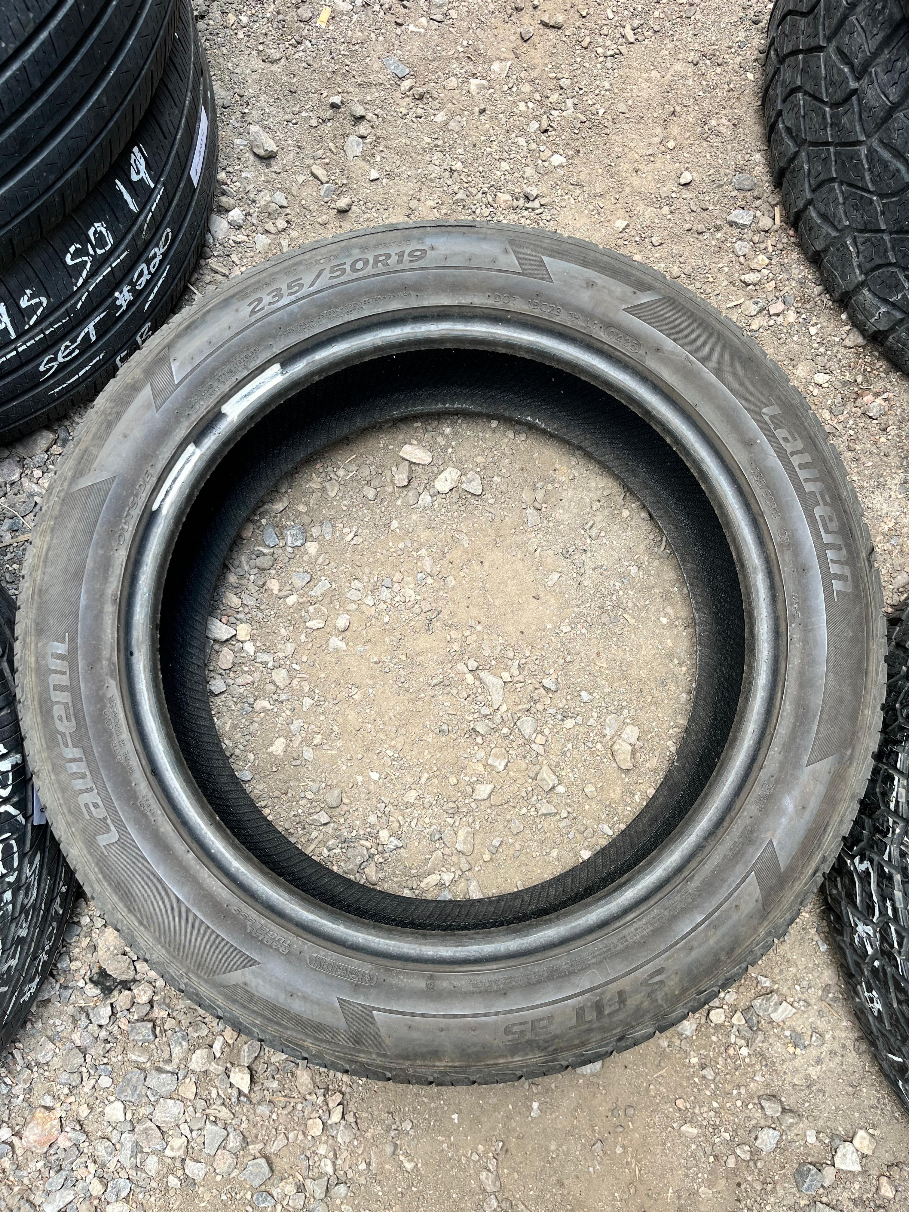 235/50R19 (3 Used Tires) Laufenn S FIT AS