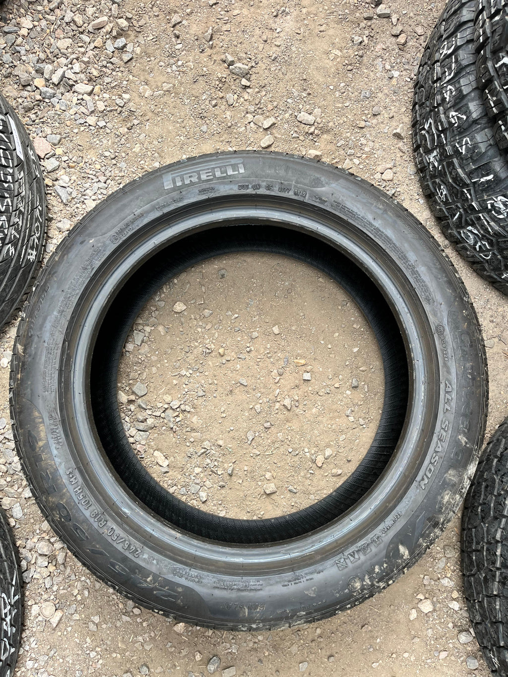 245/50R19 Set (4 Used Tires) Pirelli Cinturato