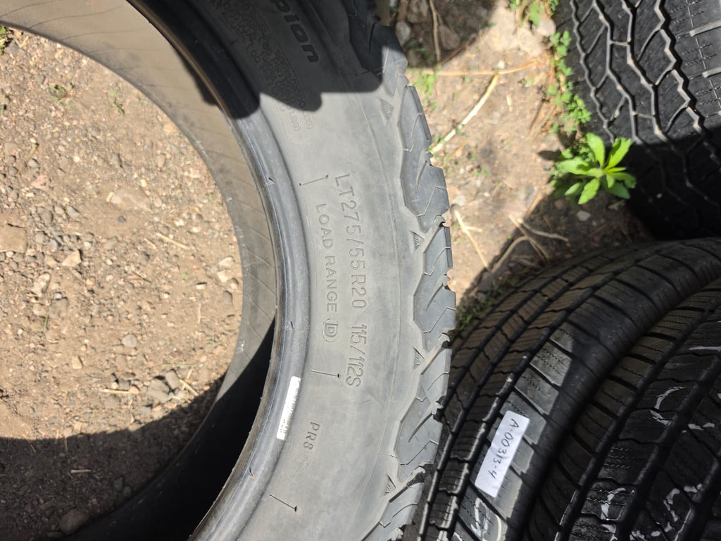 LT275/55R20 Pair (2 Used Tires) BF Goodrich KO3