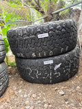 LT275/55R20 Pair (2 Used Tires) BF Goodrich KO3