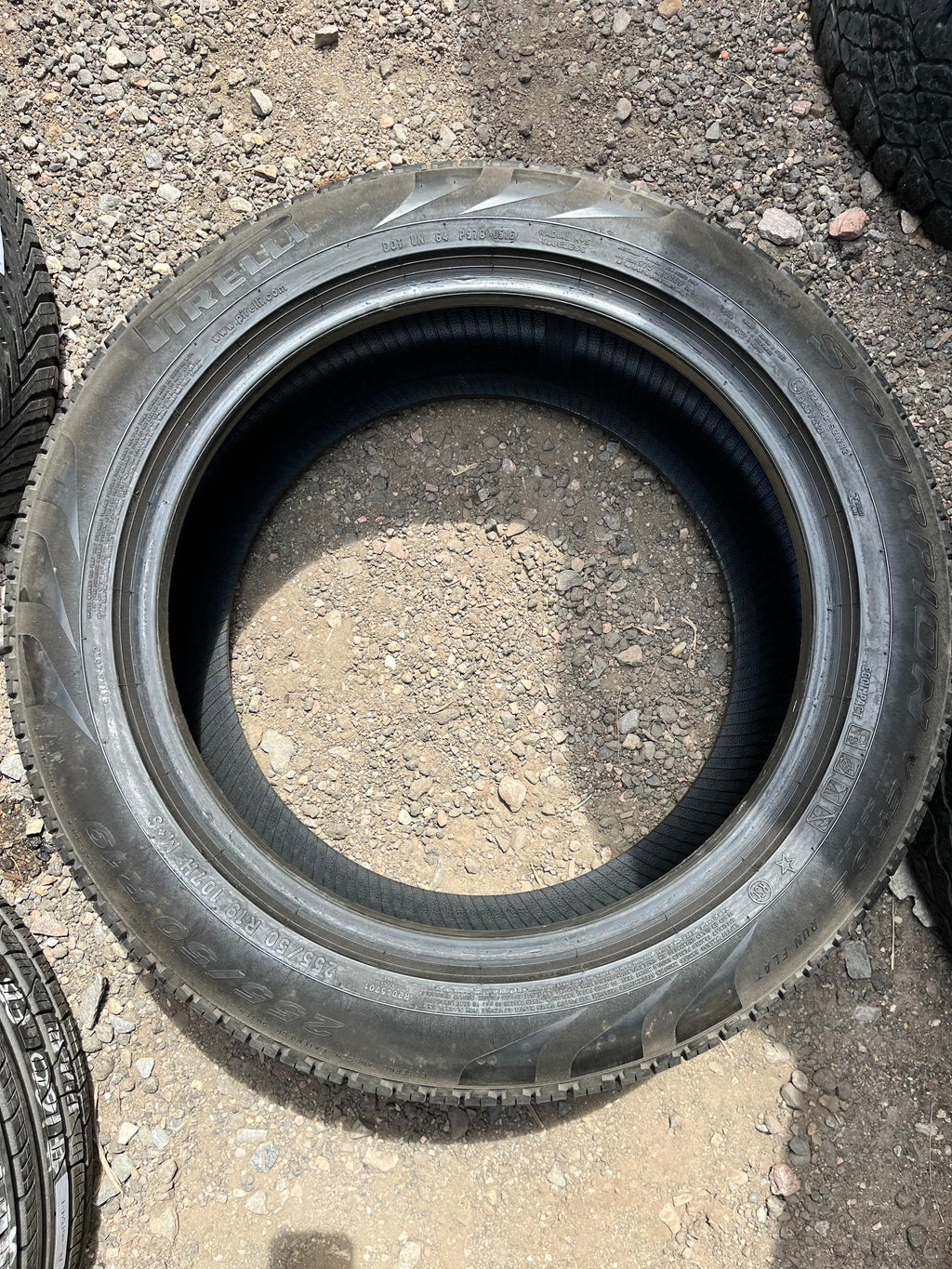 255/50R19 Pair (2 Used Tires) Pirelli Scorpion