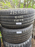 275/50R20 Pair (2 Used Tires) Bridgestone Alenza Sport