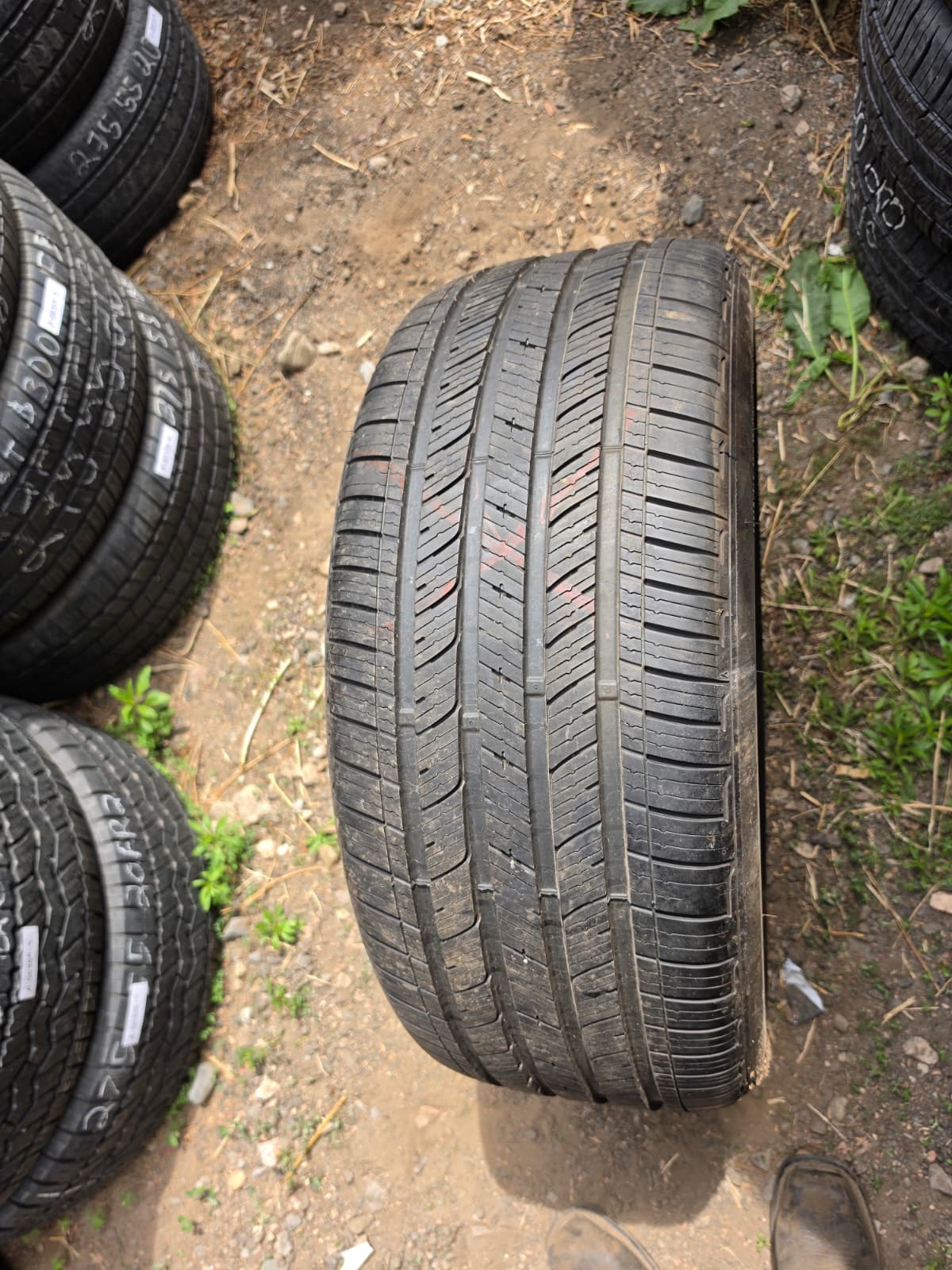 275/50R20 Pair (2 Used Tires) Bridgestone Alenza Sport