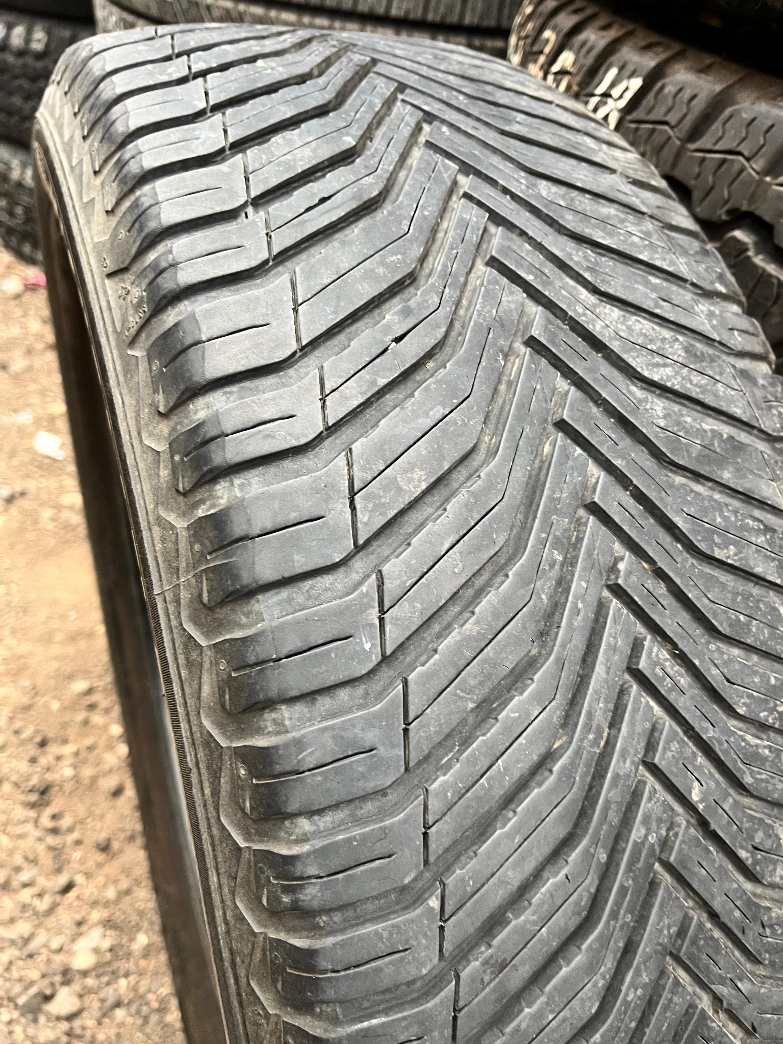 225/55R19 Pair (2 Used Tires) Michelin  Cross Climate