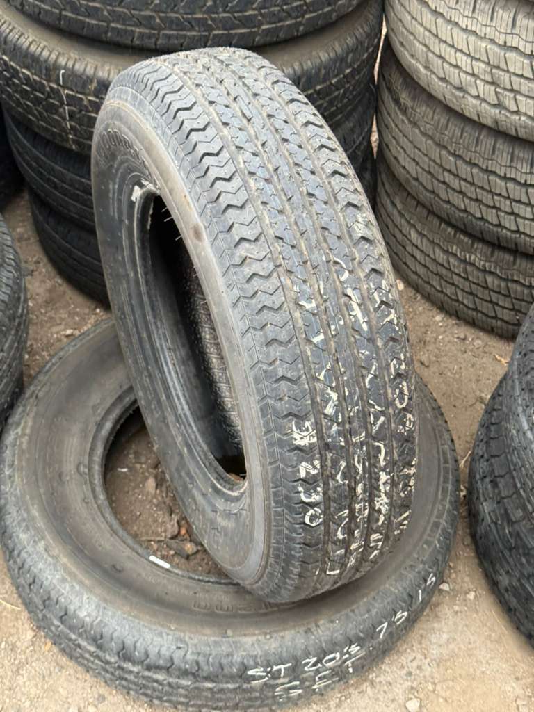 ST205/75R5 Pair (2 Used Tires) Goodride ST200