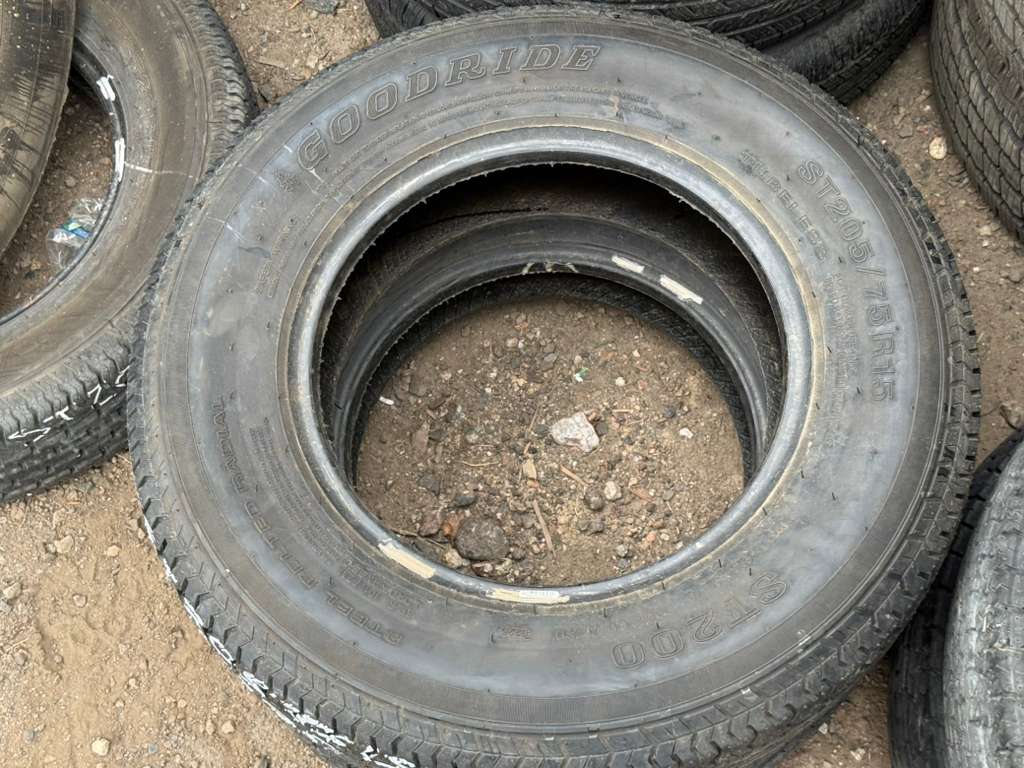 ST205/75R5 Pair (2 Used Tires) Goodride ST200