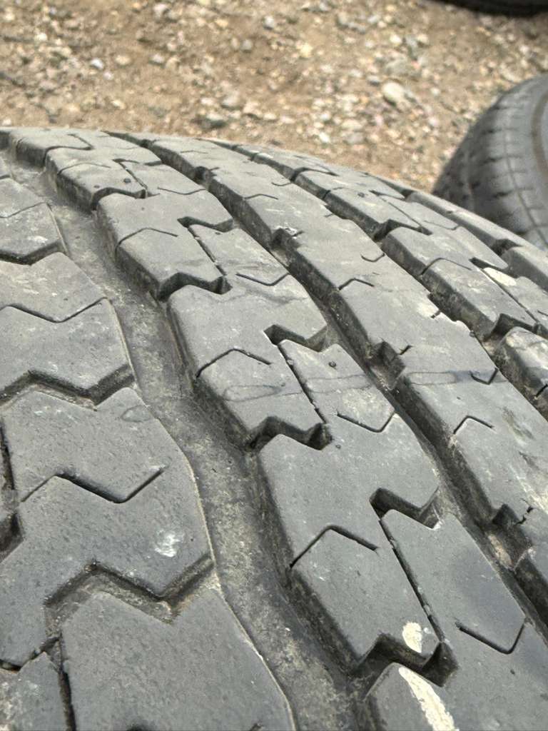 ST205/75R15 Pair (2 Used Tires) Power King Towmax STR2