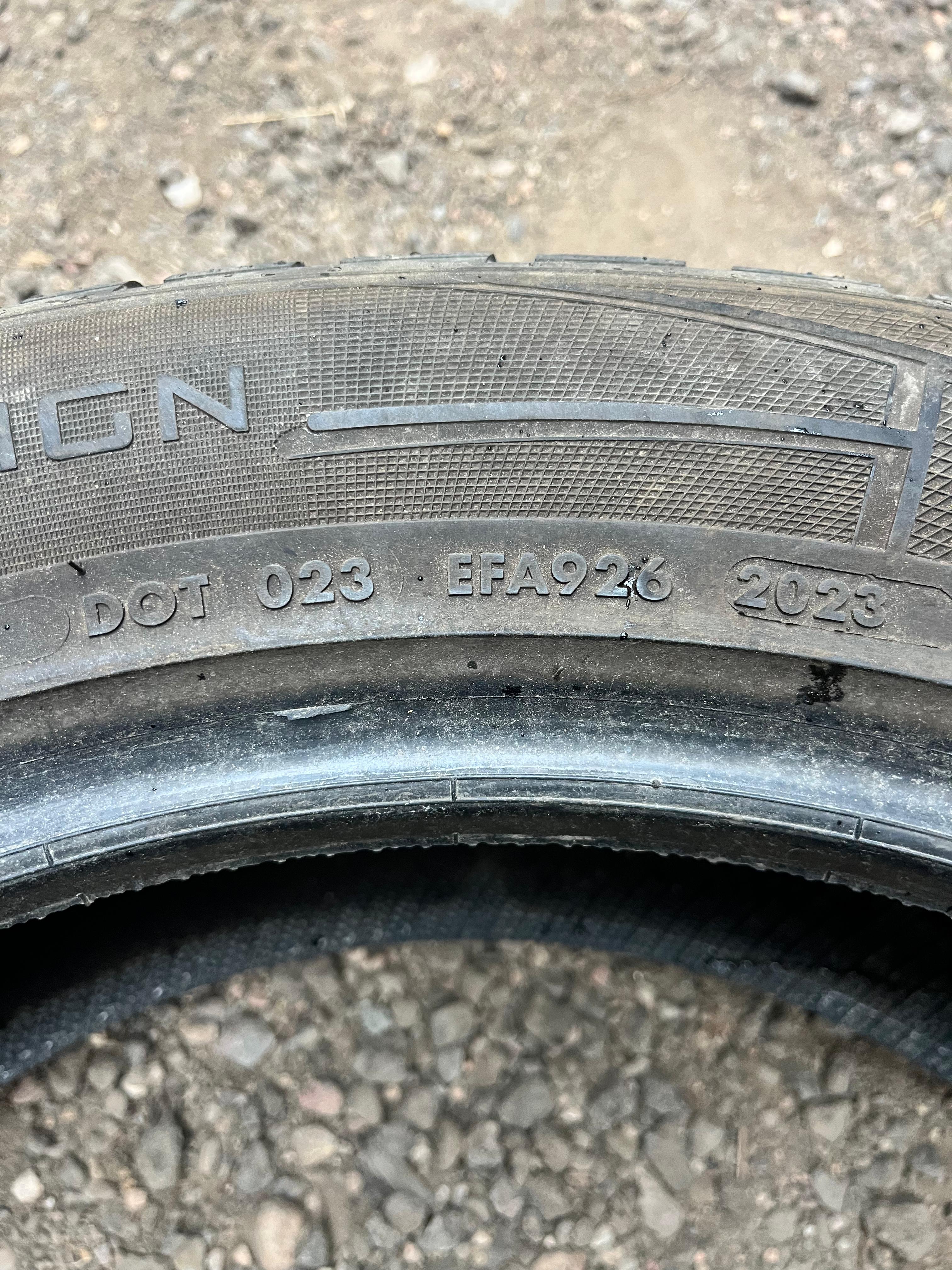225/55R19 Pair (2 Used Tires) Vredestein Wintrac Pro