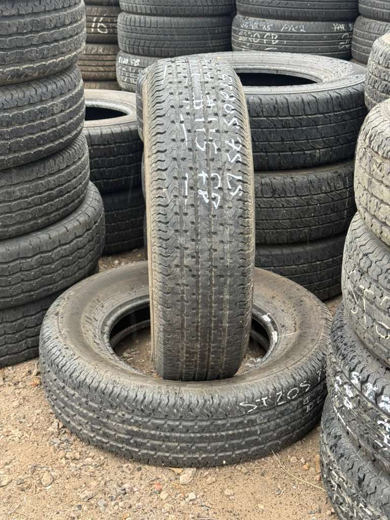 ST205/75R15 Pair (2 Used Tires) Goodride Radial ST-100
