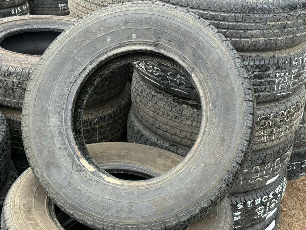 ST205/75R15 Set (4 Used Tires) Trailer King  ST Radial