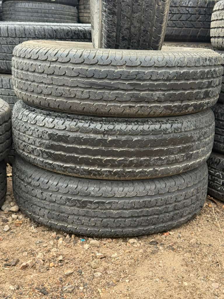 ST205/75R15 Set (4 Used Tires) Trailer King  ST Radial