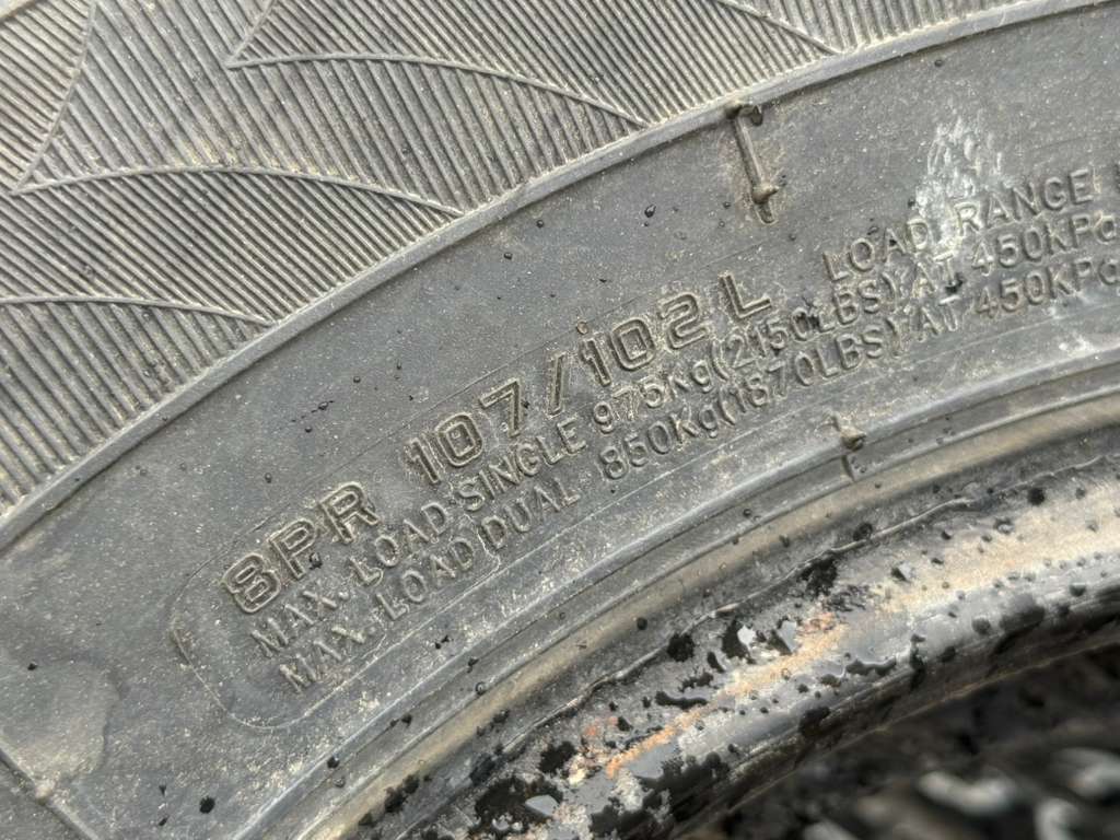 ST205/75R15 Set (4 Used Tires) Trailer King  ST Radial