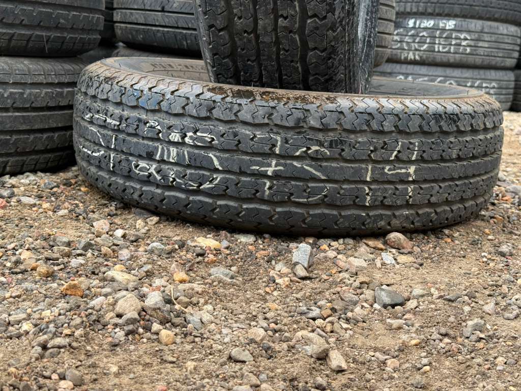 ST215/75R14 Pair (2 Used Tires) Power King Towmax STR1