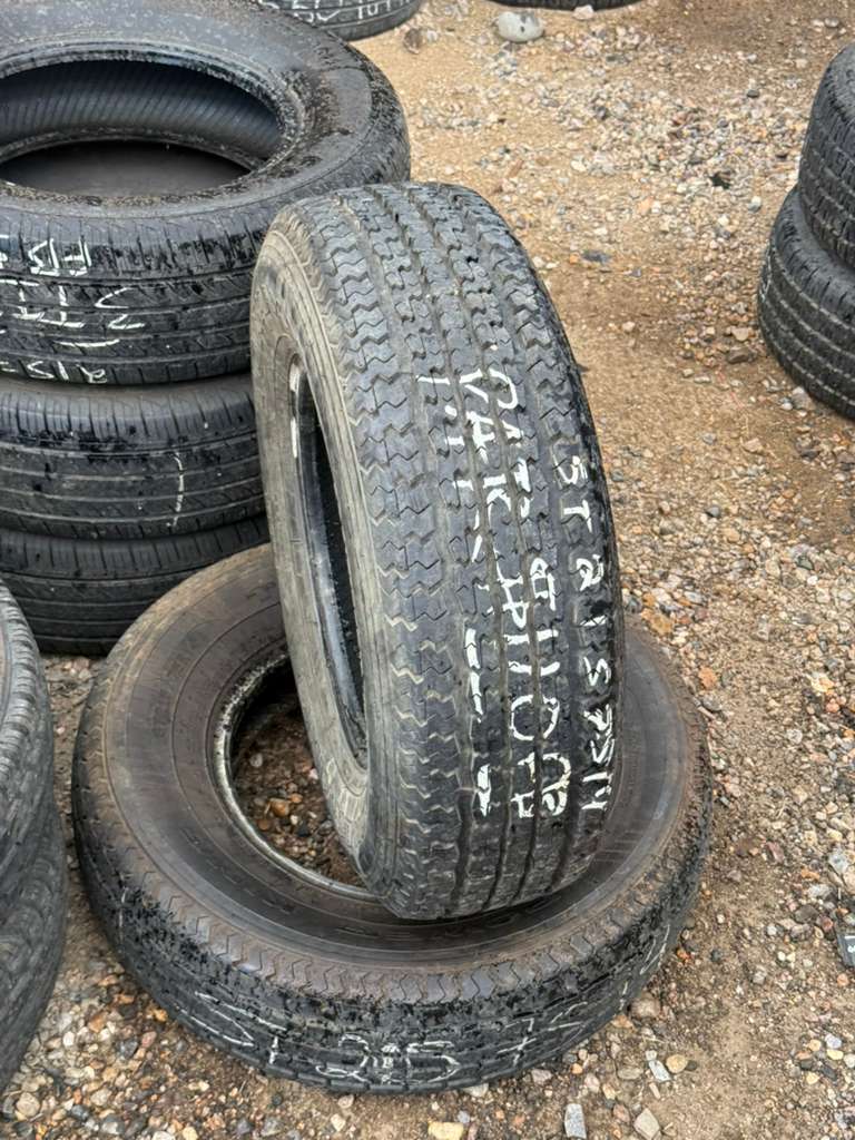 ST215/75R14 Pair (2 Used Tires) Power King Towmax STR1