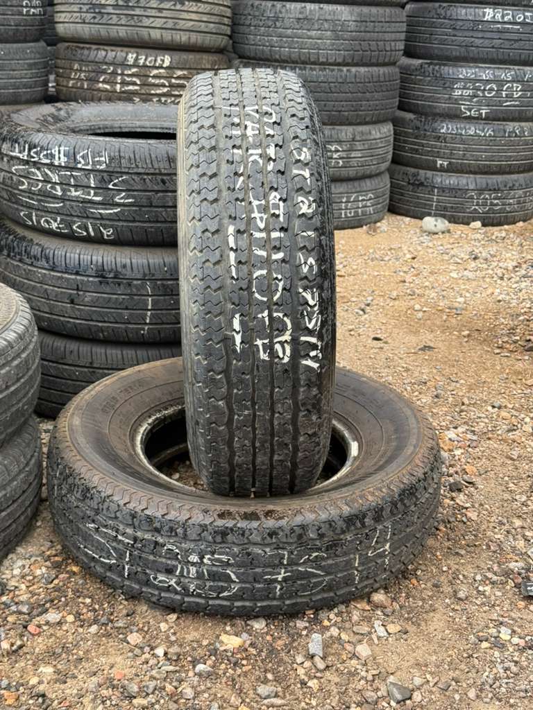ST215/75R14 Pair (2 Used Tires) Power King Towmax STR1