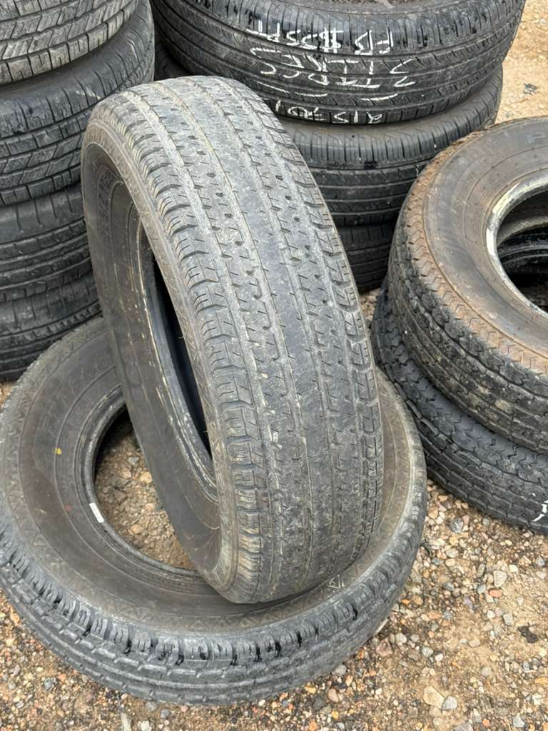 ST215/75R14 Pair (2 Used Tires) Contender TTT868