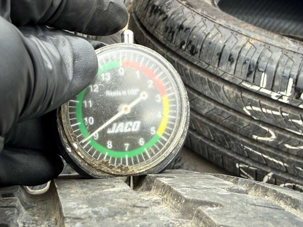 ST215/75R14 Pair (2 Used Tires) Contender TTT868