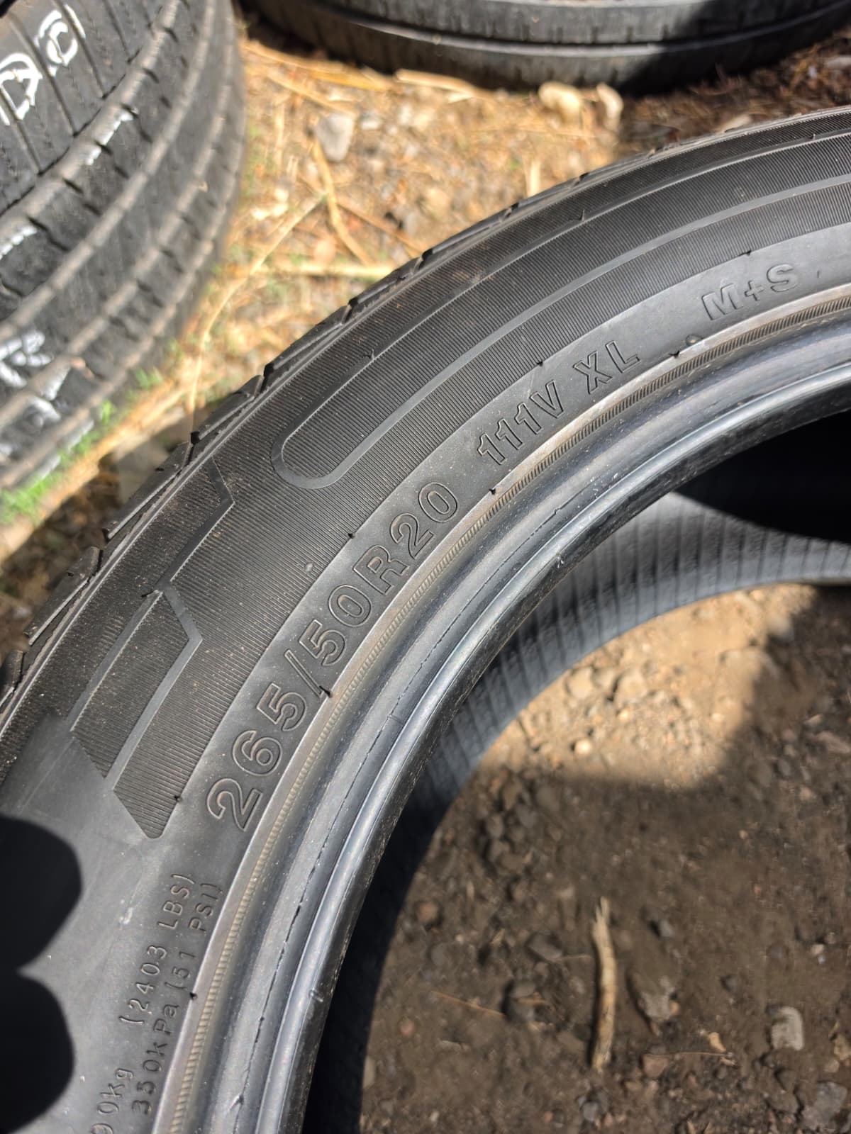 265/50R20 Set (4 Used Tires) Forceland Kunimoto F28
