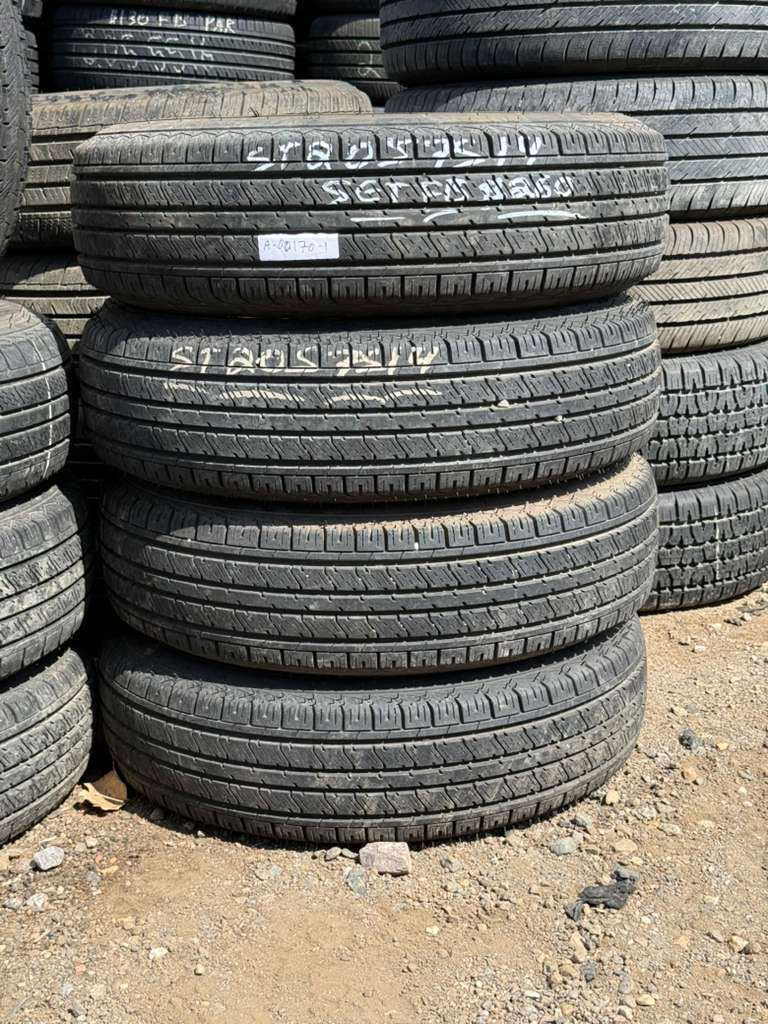 ST205/75R14 Set (4 Used Tires) Carlstar Radial Trail USA