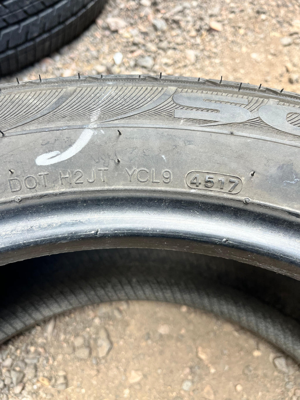 235/55R19 Set (4 Used Tires) Kumho Solus KL21