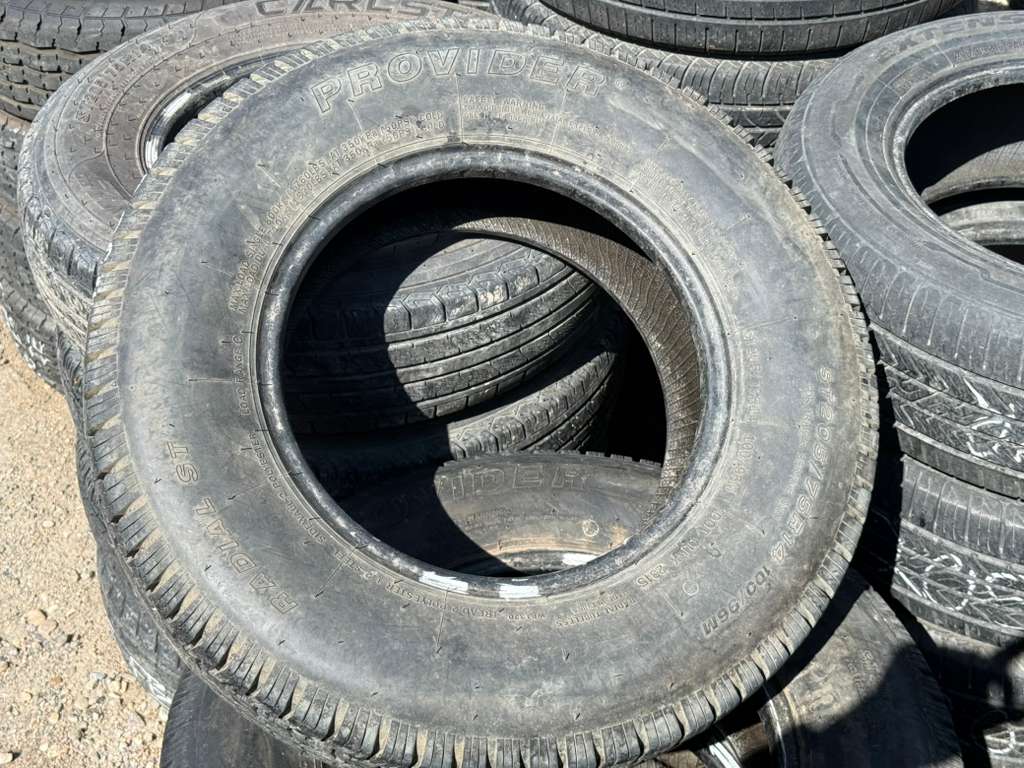 ST205/75R14 Set (4 Used Tires) Provider Radial ST