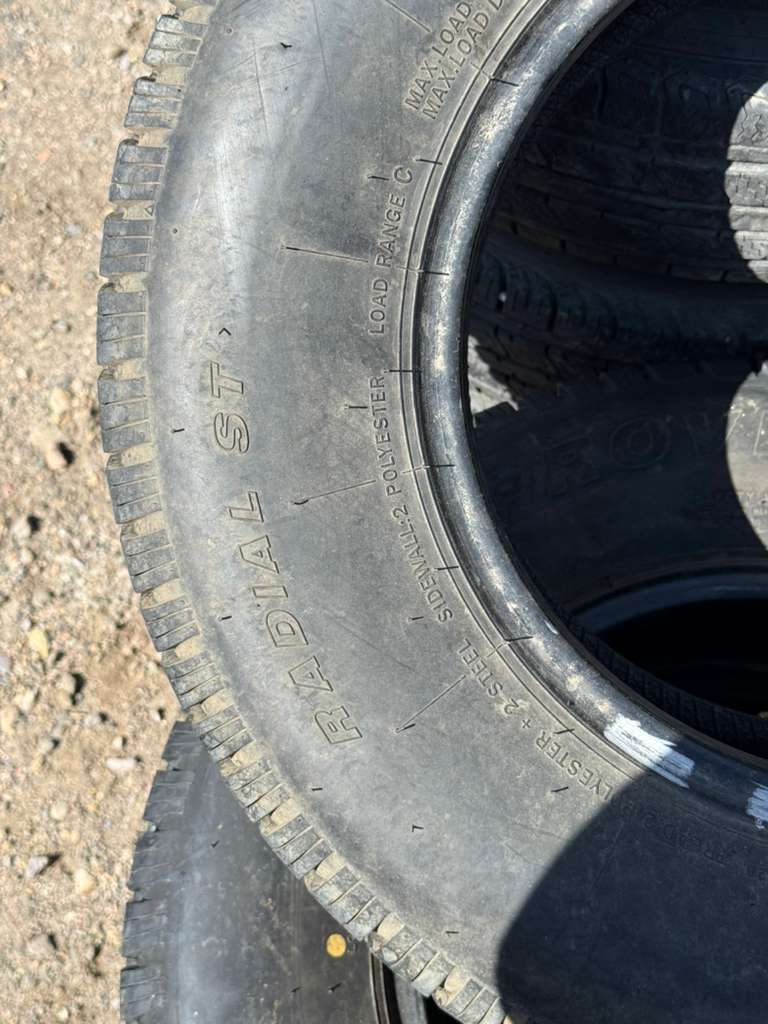ST205/75R14 Set (4 Used Tires) Provider Radial ST