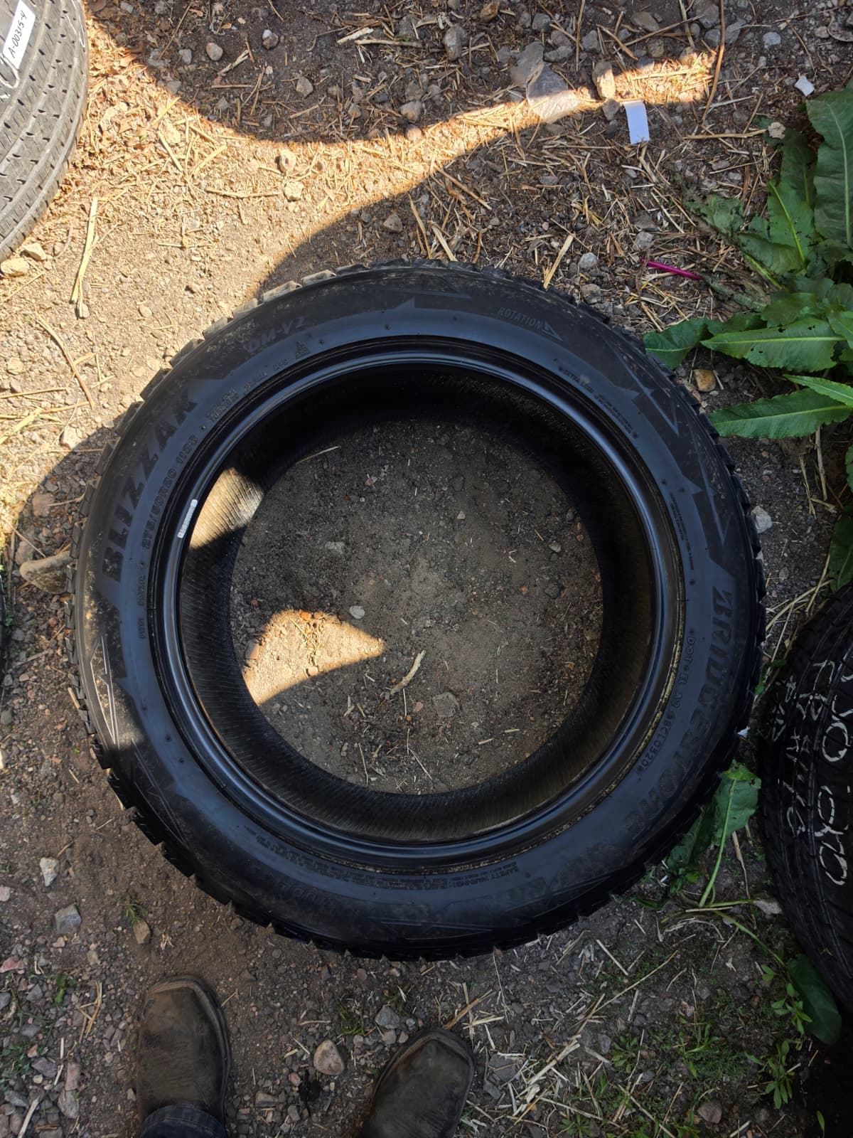 275/50R20 Pair (2 Used Tires) Bridgestone Blizzak