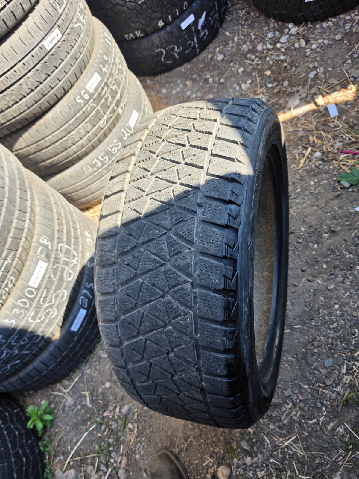 275/50R20 Pair (2 Used Tires) Bridgestone Blizzak