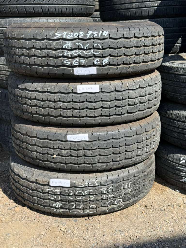 ST205/75R14 Set (4 Used Tires) Westlake Super ST