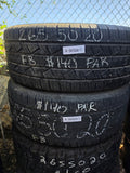 265/50R20 Pair (2 Used Tires) Continental CrossContact LX25