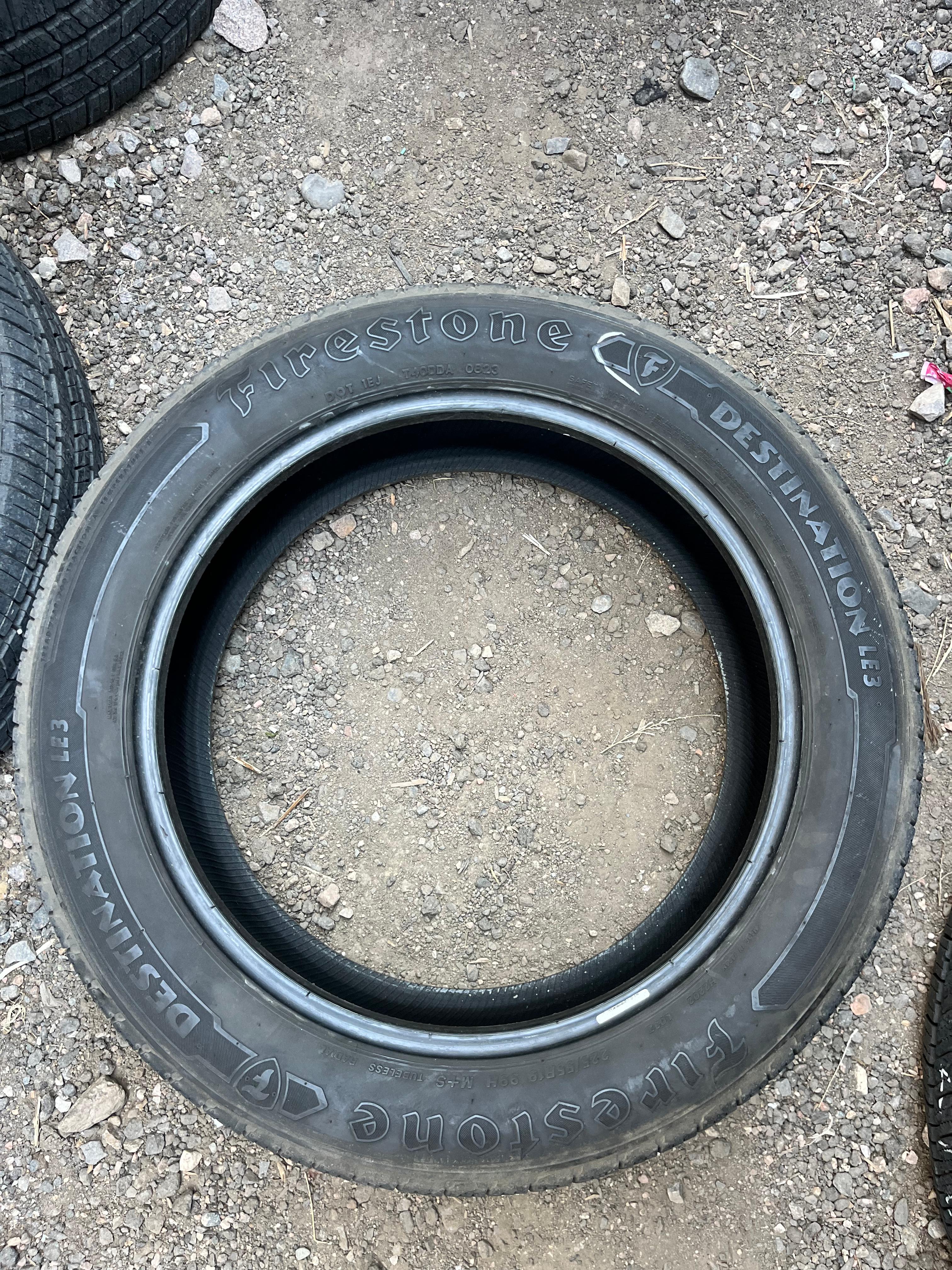 225/55R19 Set (4 Used Tires) Firestone Destination
