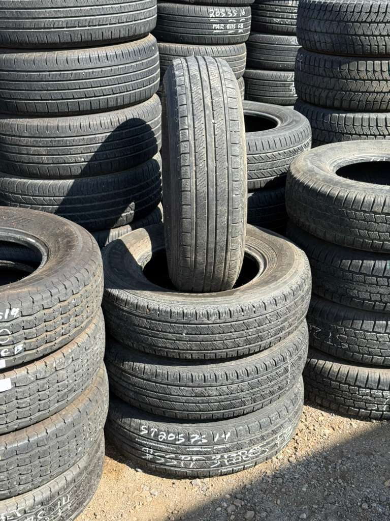 ST205/75R14 Set (4 Used Tires) Carlstar Radial Trail HD