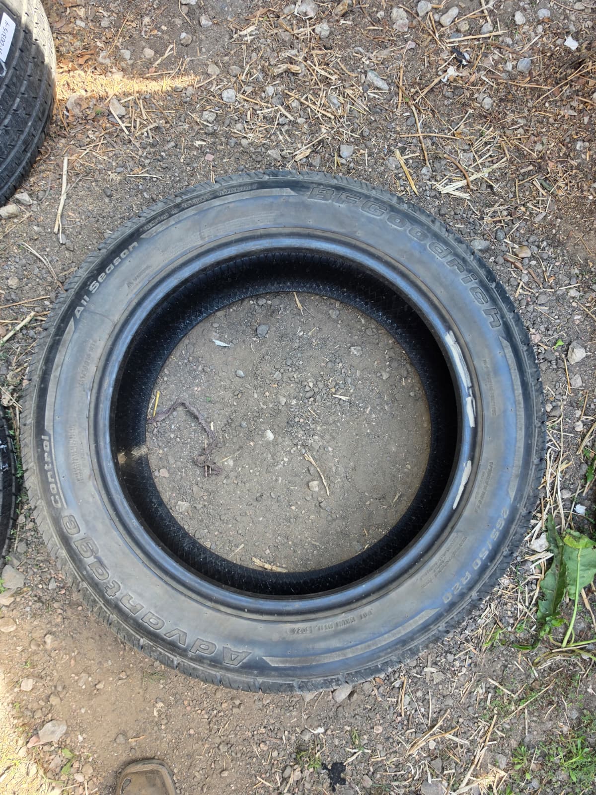 265/50R20 Pair (2 Used Tires) BF Goodrich Advantage Control