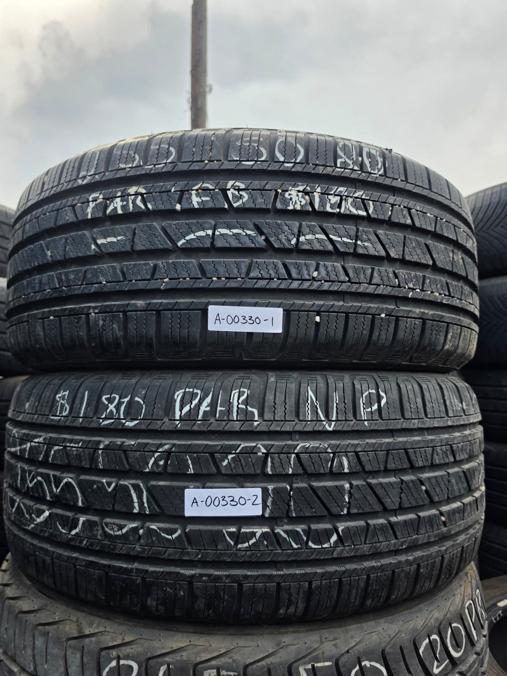 255/50R20 Pair (2 Used Tires) Cooper Discoverer SRX
