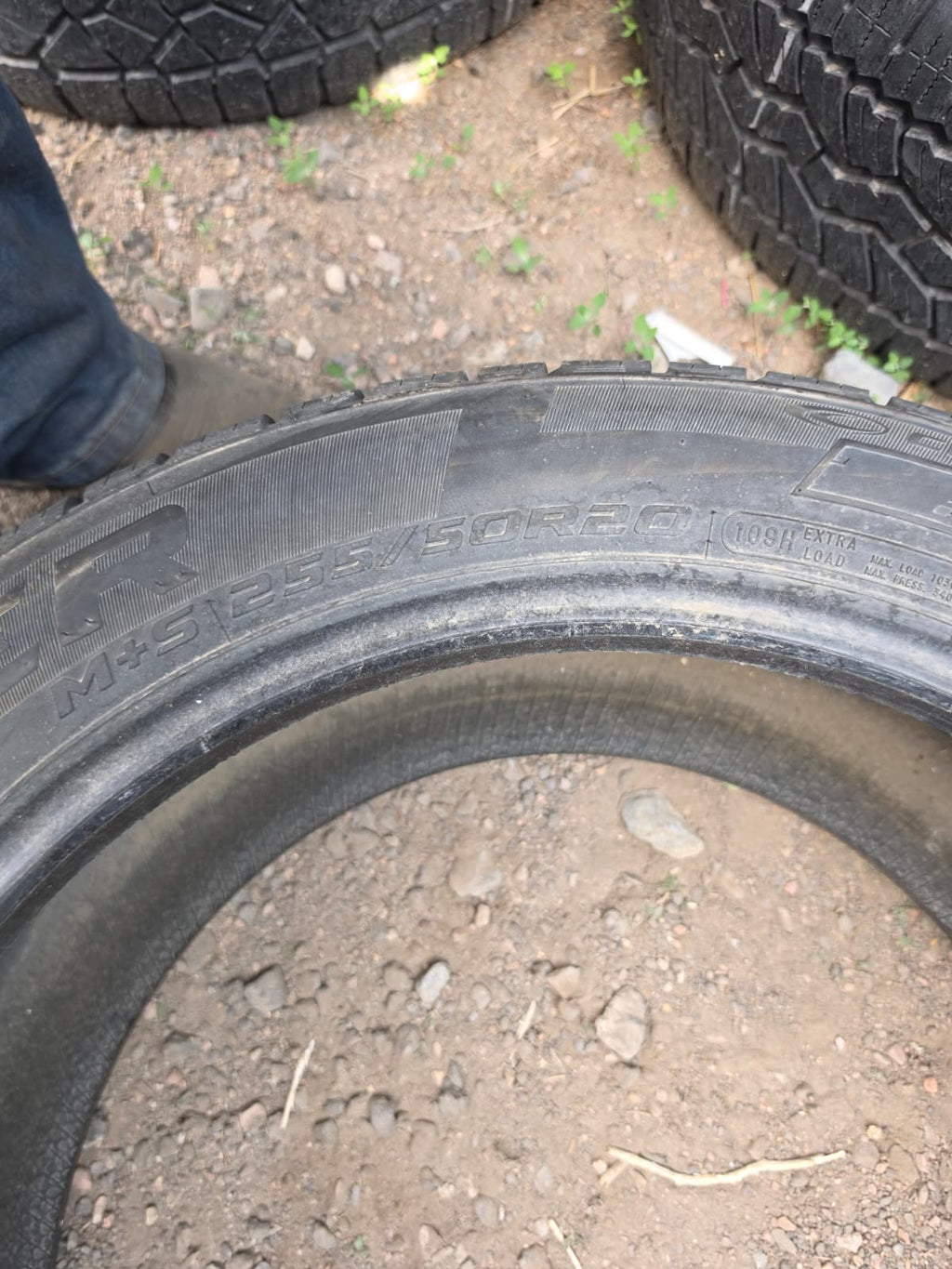 255/50R20 Pair (2 Used Tires) Cooper Discoverer SRX