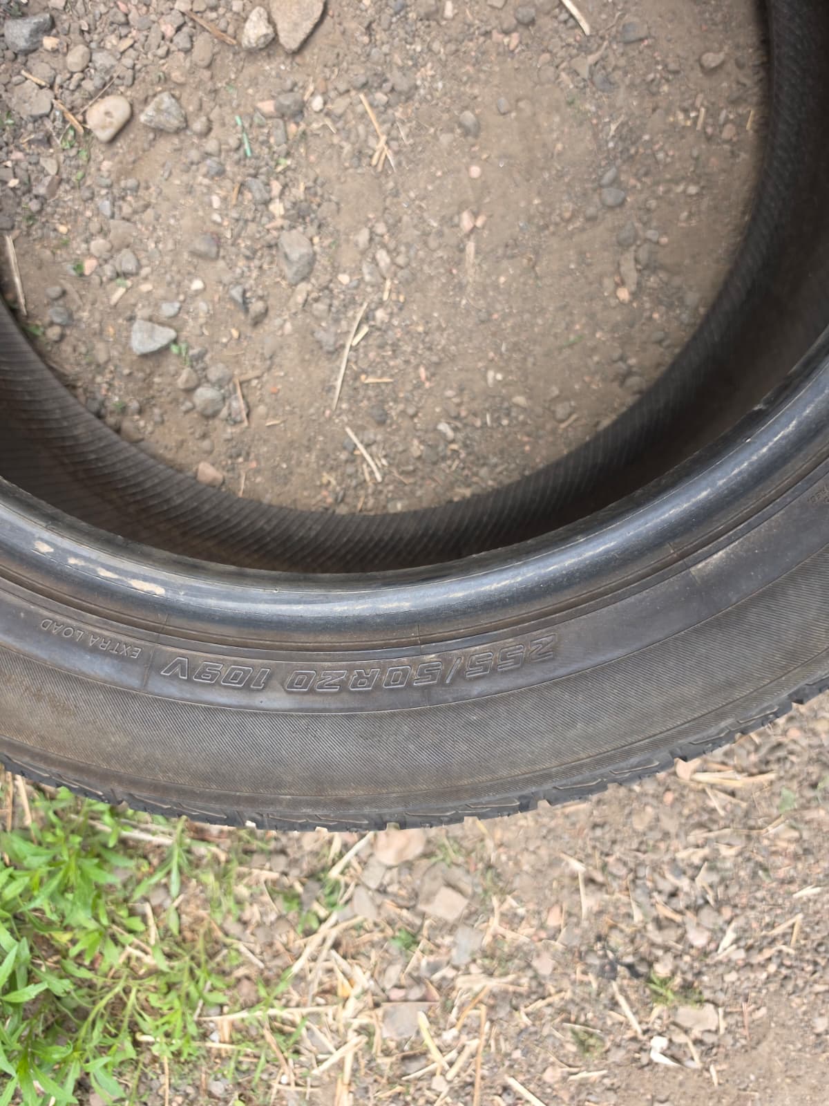 255/50R20 Pair (2 Used Tires) Yokohama Geolander CV