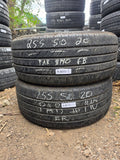 255/50R20 Pair (2 Used Tires) Yokohama Geolander CV