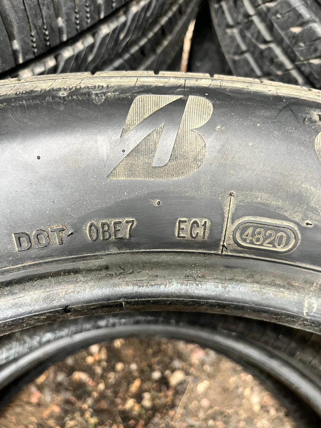 235/55R19 Pair (2 Used Tires) Bridgestone Ecopia h/L 422 Plus