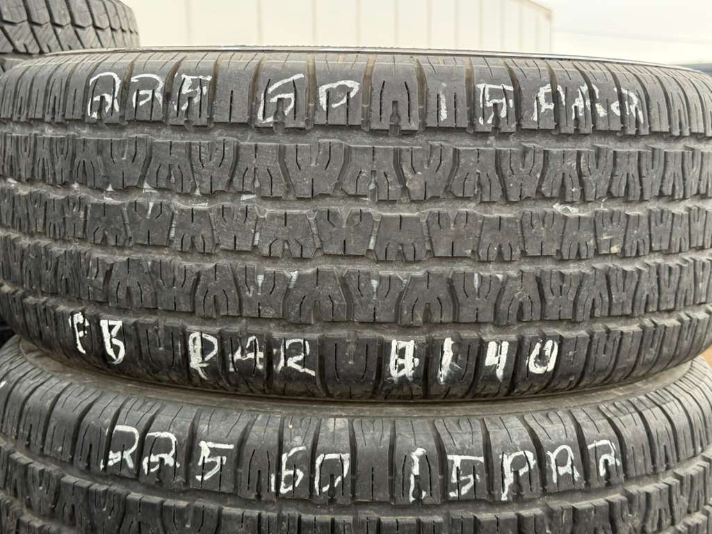 225/60R15 Pair (2 Used Tires) Bfgoodrich Radial T/A