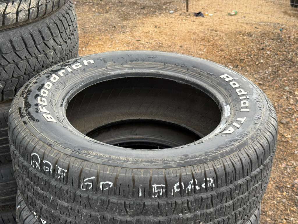 225/60R15 Pair (2 Used Tires) Bfgoodrich Radial T/A