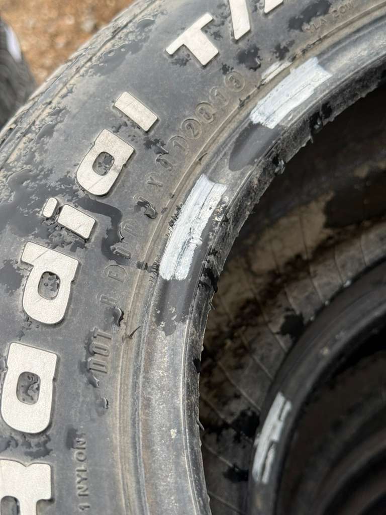 225/60R15 Pair (2 Used Tires) Bfgoodrich Radial T/A