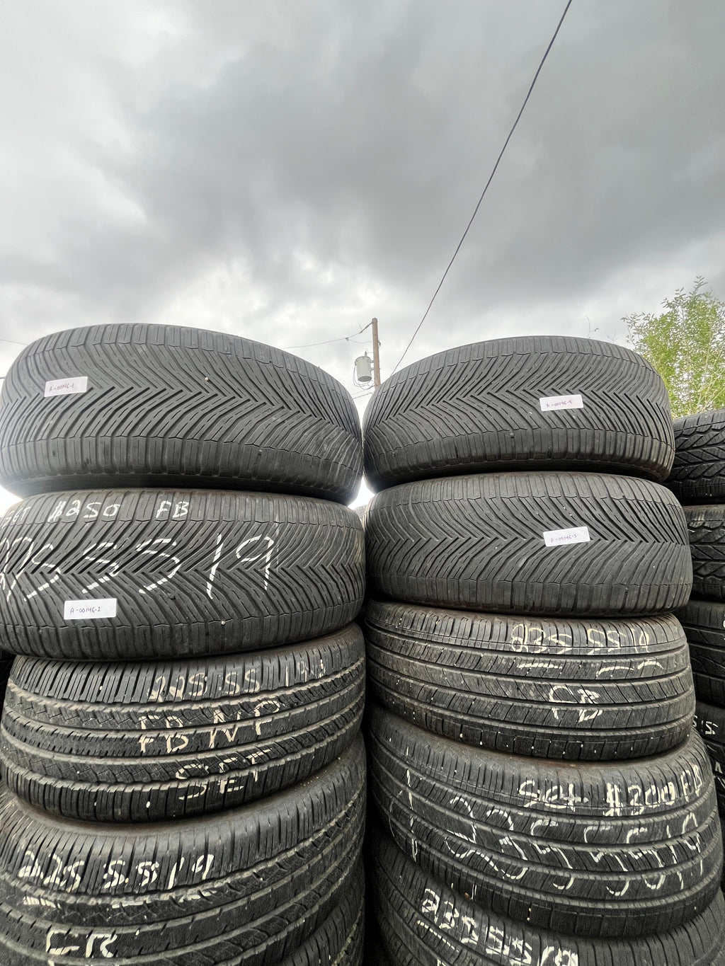 275/55R19 Set (4 Used Tires) Michelin Cross Climate SUV