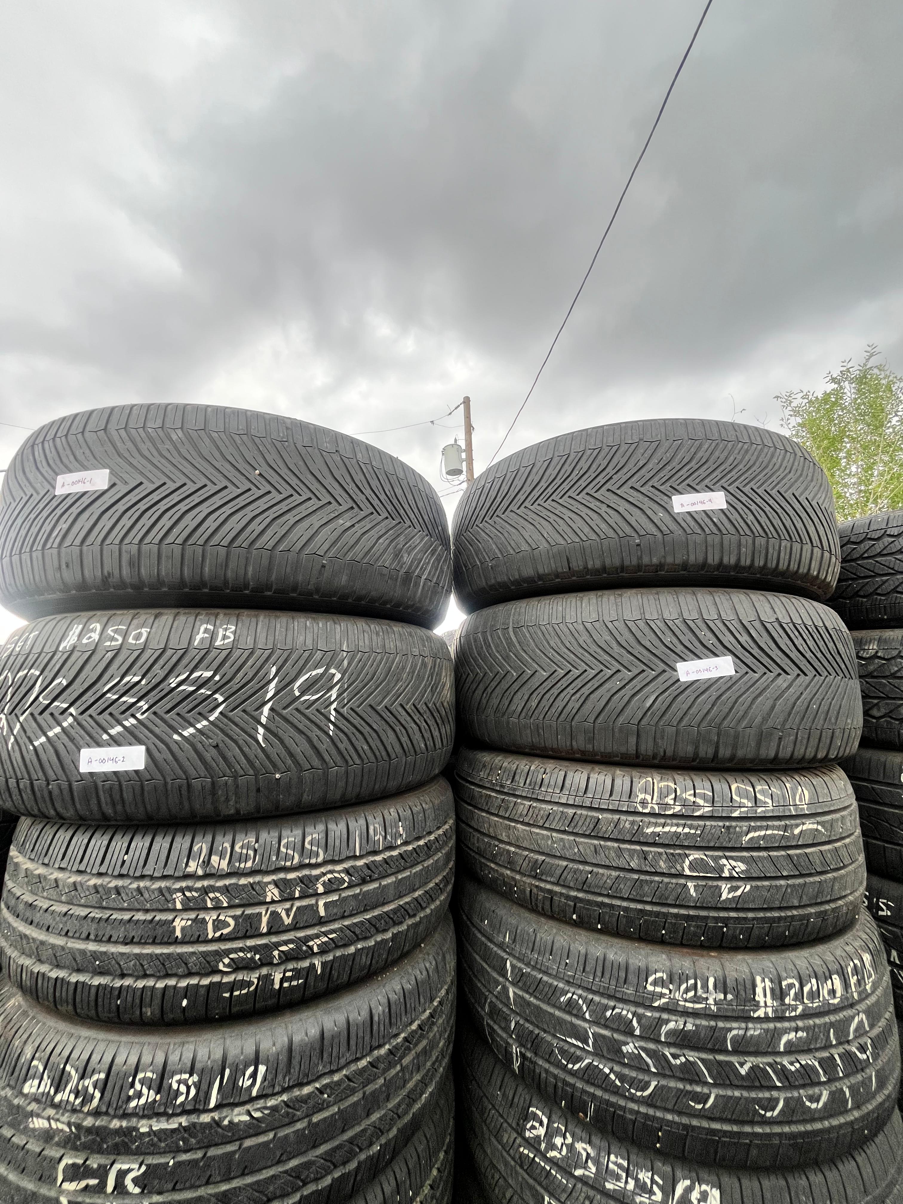 275/55R19 Set (4 Used Tires) Michelin Cross Climate SUV