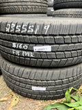 235/55R19 Pair (2 Used Tires) Michelin Defender LTX