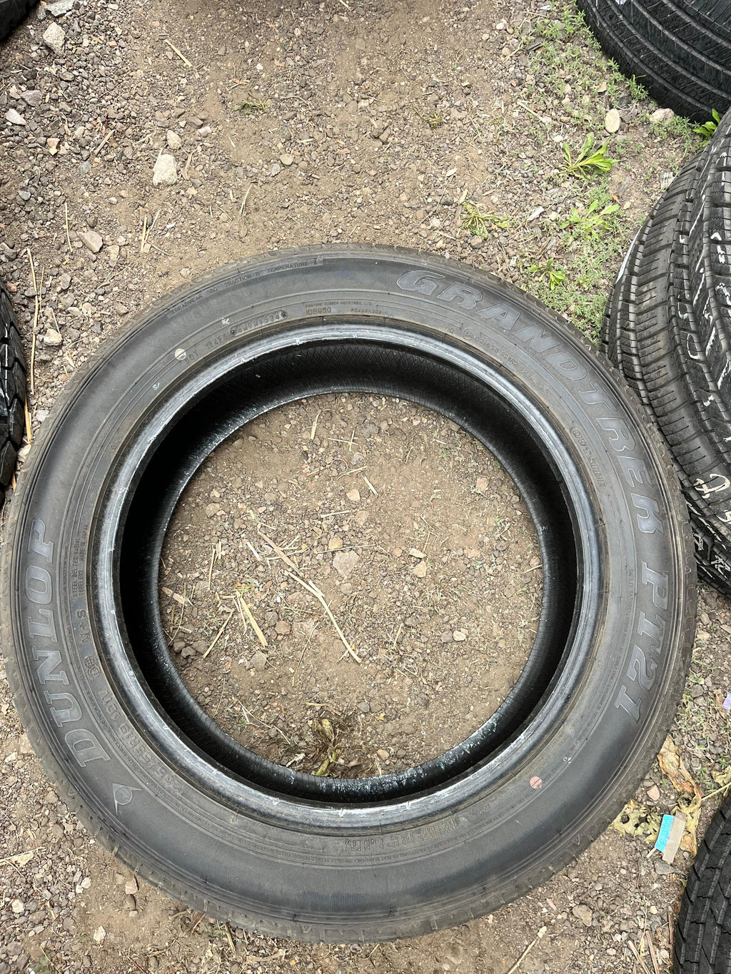 235/55R19 Set (4 Used Tires) Dunlop Grandtrek PT21