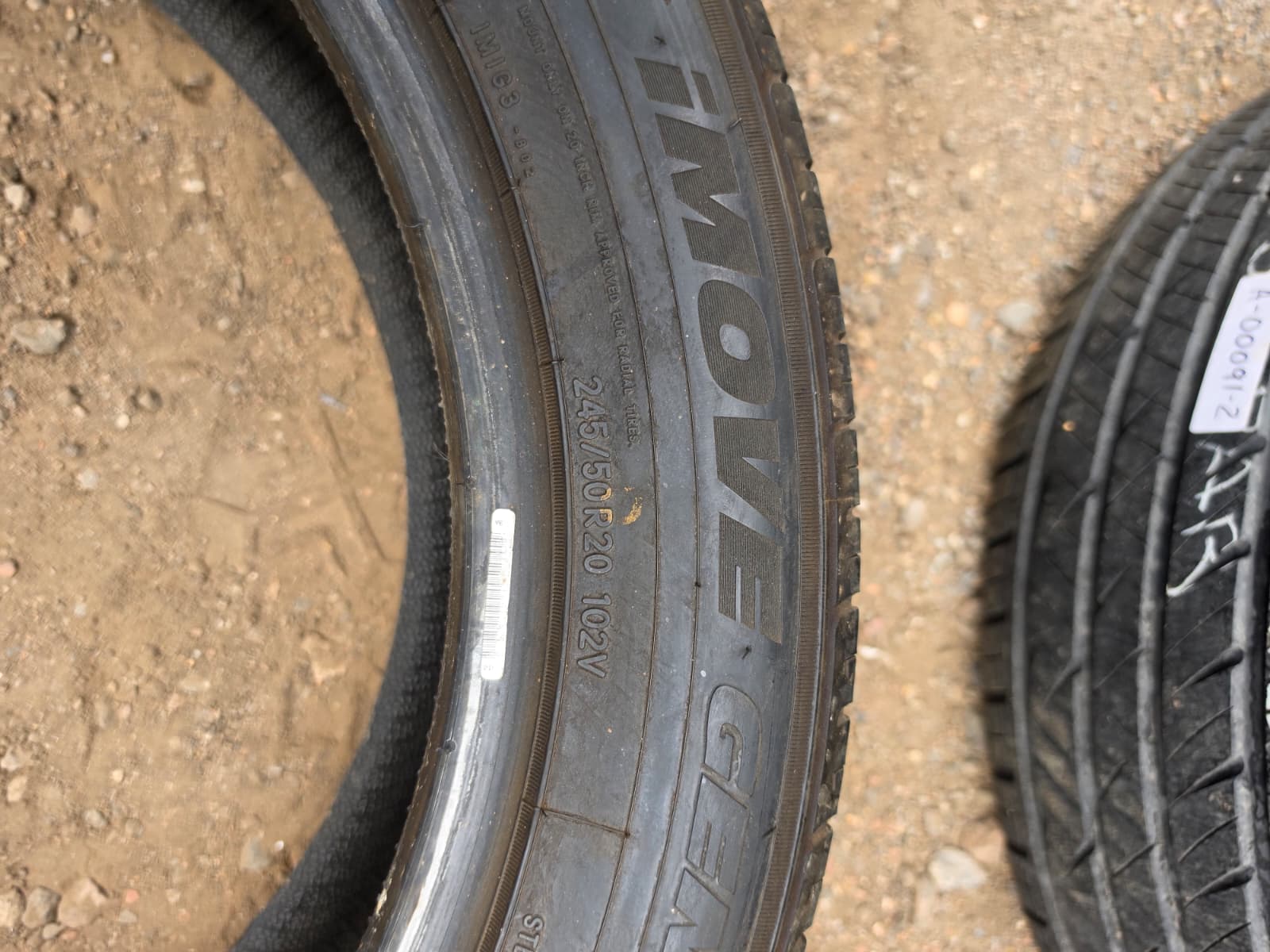 P245/50R20 Pair (2 Used Tires) Ironman iMoveGen AS